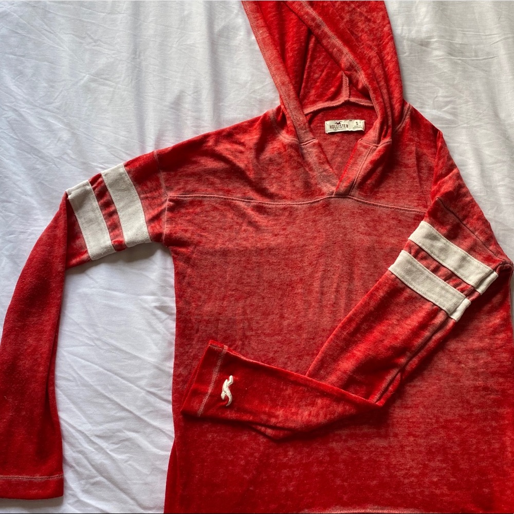 light red vintage hoodie